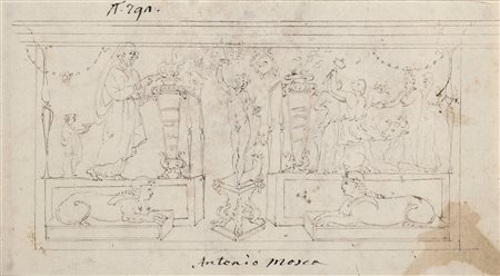 Scuola italiana del XVI secolo, Fregio con scena di sacrificio