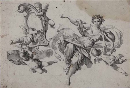 Antonio Balestra 1666 Verona-1740 Verona, attribuito a, Allegoria della musica