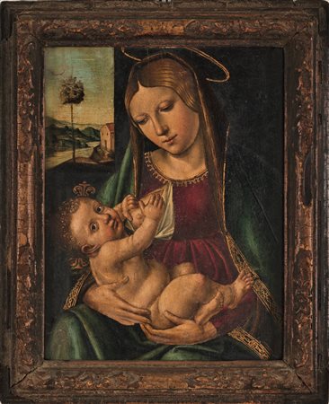 Scuola lombarda del XVI secolo, Madonna del latte