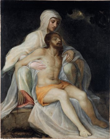 Giovanni Battista Zelotti 1526 Verona-1578 Mantova, attribuito a, Pietà