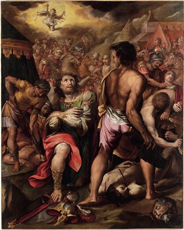 Scuola lombarda del XVII secolo, Scena di martirio