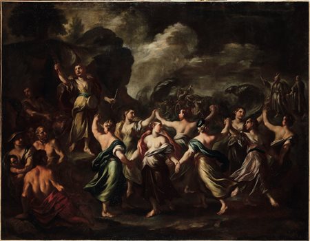 Scuola napoletana del XVII secolo, La raccolta della manna