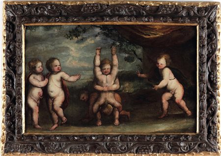 Scuola del XVIII secolo, Giochi di putti