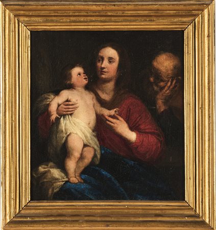 Orazio De Ferrari 1605 Voltri-1657 Genova, Sacra Famiglia