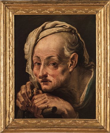Gaetano Gandolfi 1734 Bologna-1802 Bologna, Ritratto di anziana