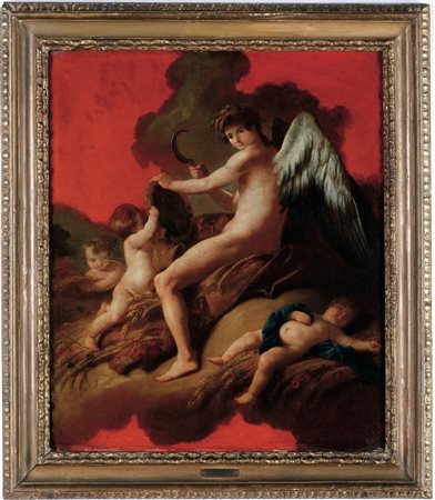 Joseph-Marie Vien 1716 Montpellier-1809 Parigi, Allegoria dell’Autunno e dell’Estate