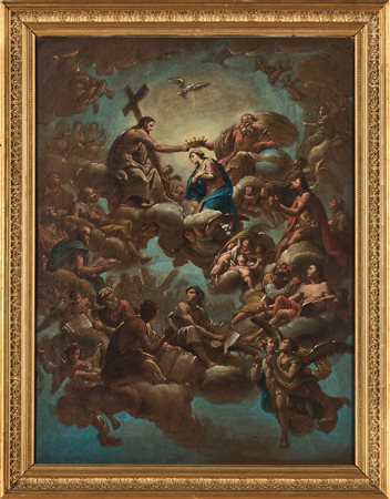 Scuola napoletana del XVIII secolo, Incoronazione della Vergine