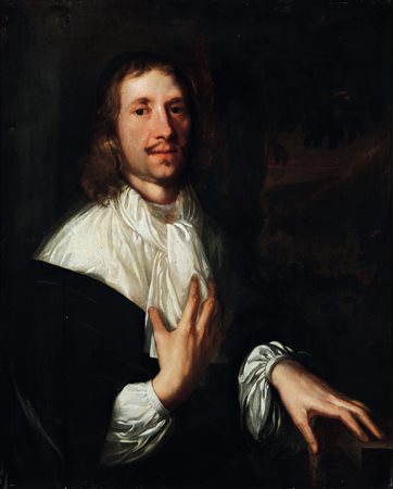 Antoon van Dyck 1599 Anversa-1641 Londra, seguace di, Ritratto di gentiluomo