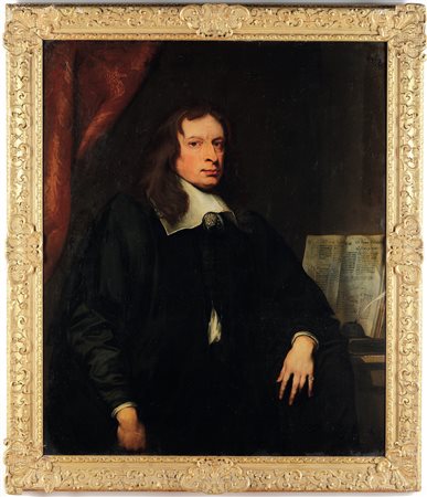 Scuola inglese del XVIII secolo, Ritratto di gentiluomo nello studio