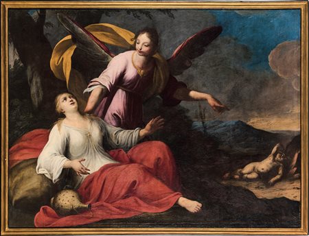 Scuola del XVII secolo, Ester e l'Angelo