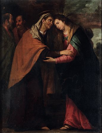 Giovanni Andrea De Ferrari 1598 Genova-1669 Genova, La Visitazione