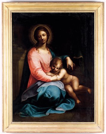Scuola emiliana del XVII secolo, Madonna con Bambino