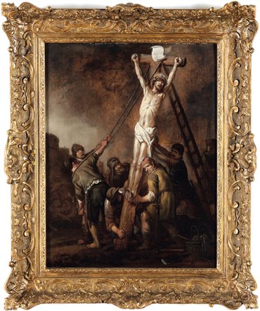 Claes Corneliszoon Moeyaert 1592 Durgerdam-1655 Amsterdam, Innalzamento della Croce, Ascensione di Cristo