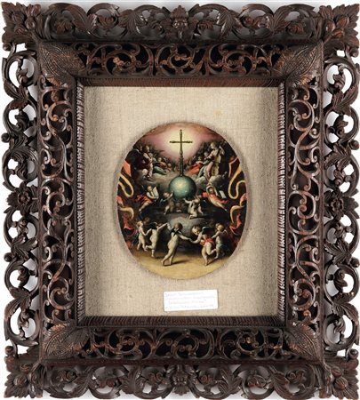 Hans Rottenhammer 1564 Monaco-1625 Augusta, attribuito a, Girotondo sacro