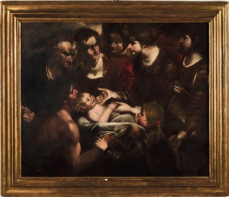 Gioacchino Assereto 1600 Genova-1649 Genova, bottega di, La presentazione di Gesù al tempio