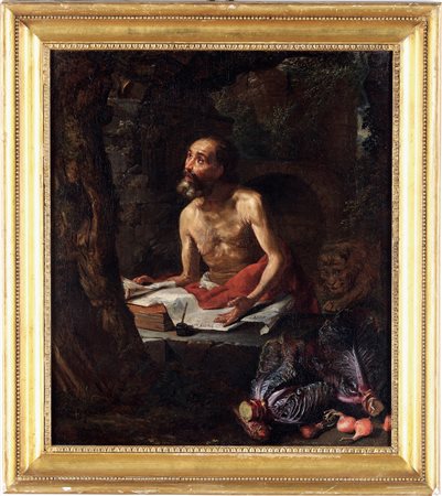 Pieter Snijers 1681 Anversa-1752 Anversa, San Gerolamo nel deserto