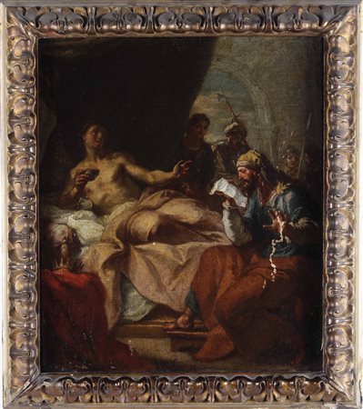 Sebastiano Ricci 1659 Belluno-1734 Venezia, cerchia di, Alessandro Magno e il medico Filippo