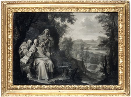 François De Lange 1675 Annecy-1757 Bologna, detto Francesco L'Ange, Episodio della vita di San Bruno di Colonia