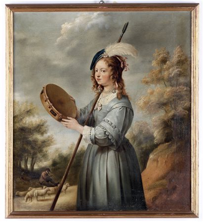 Scuola olandese del XVIII secolo, Paesaggi arcadici con figure di pastorelli