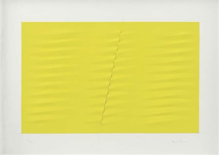 Agostino Bonalumi (1935-2013), "Giallo (Yellow)"