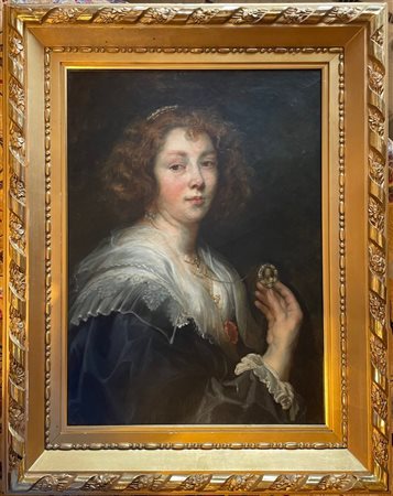Follower of Jacob Jordaens (1593 - 1678), "Portrait of the Artist's Daughter Elisabeth"