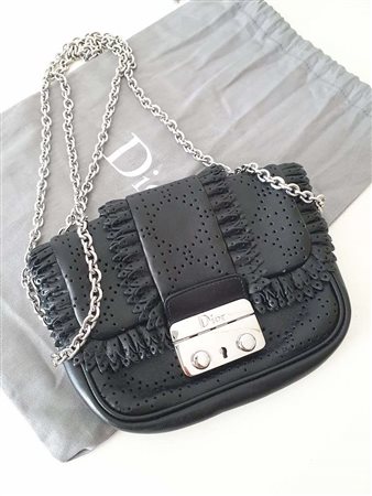 Dior Mini New Lock black shoulder bag