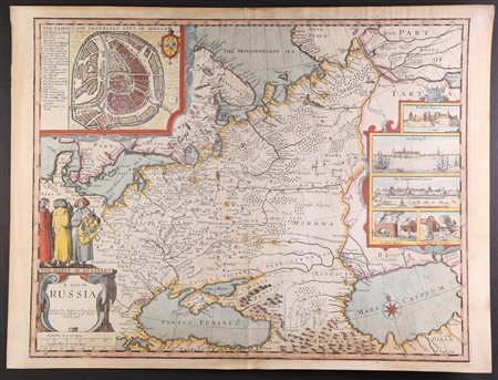 John Speed (1522-1629), "Map of Russia"