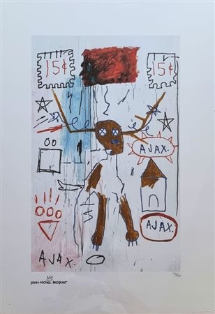 BASQUIAT JEAN-MICHEL New York 1960 - 1988 "Senza titolo"