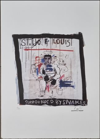 BASQUIAT JEAN-MICHEL New York 1960 - 1988 "Senza titolo"