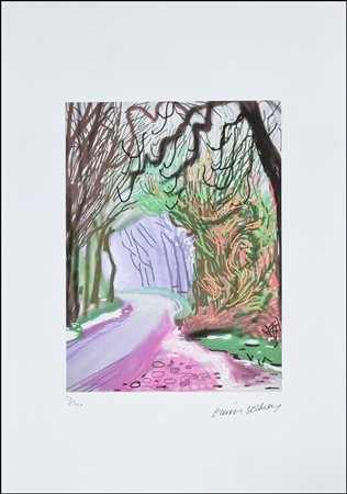 HOCKNEY DAVID Regno Unito 1937 "Senza titolo"