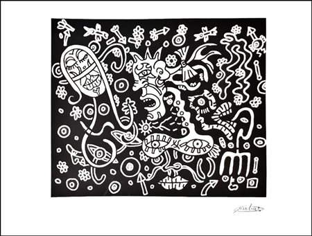 COMBAS ROBERT Lione (Francia) 1957 "Senza titolo"