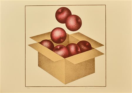 Vanni Viviani ASCESA LIBERATORIA serigrafia su carta, cm 50x70; es. 22/100 firma