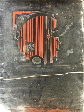 Mario Benedetti SITUAZIONE MEMORIA serigrafia su carta argentata, cm 70x50;...