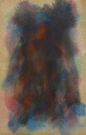 Luigi Sonzini TRAMONTO SUL BLU, 1982 tecnica mista su faesite, cm 47x29 sul...