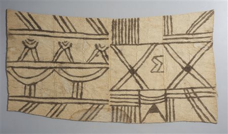  Arte africana - Pigmei Mbuti, Repubblica Democratica del Congo.
Tessuto in fibra di corteccia e pigmenti.
.