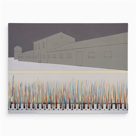 Renato Mambor, Paesaggi tagliati casolare