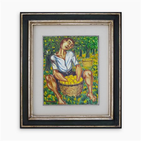 Giuseppe Migneco, Raccoglitore di limoni