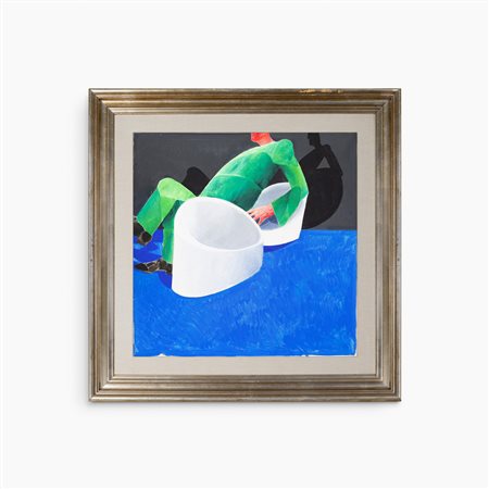 Ennio Calabria, Studio per uomo seduto