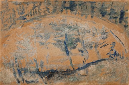 Renato Birolli (Verona 1905-Milano 1959)  - Laghetto alpino, 1931