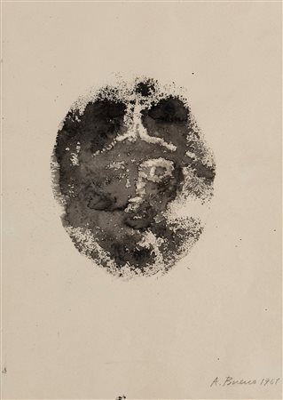 Antonio Bueno (Berlino 1918-Fiesole 1984)  - Volto a impronta, 1961