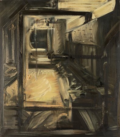 Giancarlo  Ossola (Milano 1935-2015)  - Interno, 1985