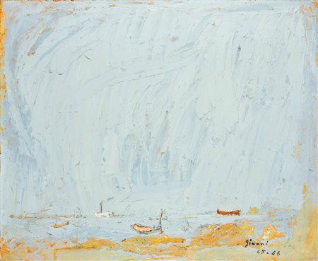 Piero Giunni (Villa Cortese 1912-Bondone 2000)  - Il sereno, 1965-66