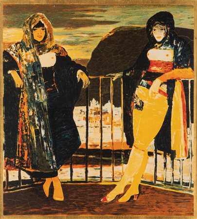 Salvatore Fiume (Comiso 1915-Canzo 1997)  - Odalische