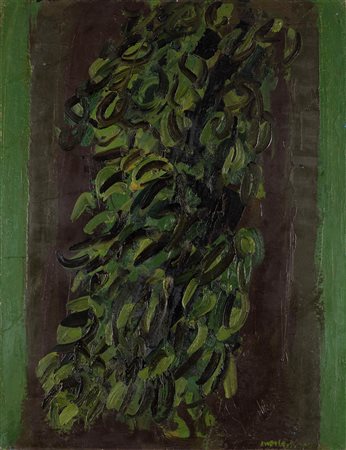 Ennio Morlotti (Lecco 1910-Milano 1992)  - Foglie, 1970 