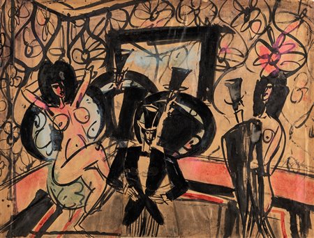 Luigi Spazzapan (Gradisca d'Isonzo 1889-Torino  1958)  - Senza titolo