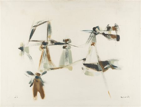 Sergio  Romiti (Bologna  1928-Bologna  2000)  - Composizione , 1952