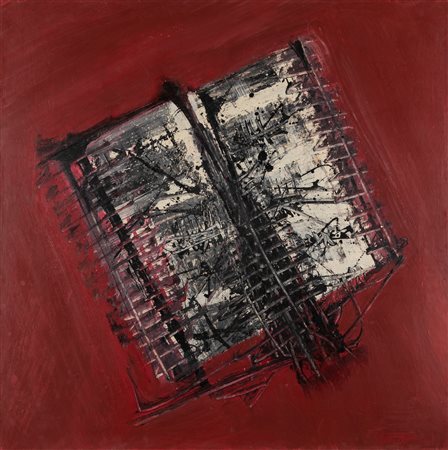 Emilio Scanavino (Genova 1922-Milano 1986)  - Senza titolo, 1958