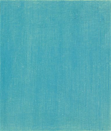 Antonio Scaccabarozzi (Merate 1936-Santa Maria Hoè 2008)  - Una velatura su fondo blu, 2005