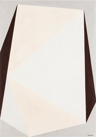 Galliano Mazzon (1896-1978)  - Piani plastici in grigio, 1967