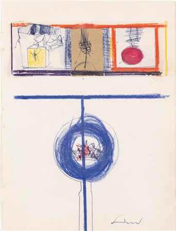 Emilio Scanavino (Genova 1922-Milano 1986)  - Senza titolo, 1964